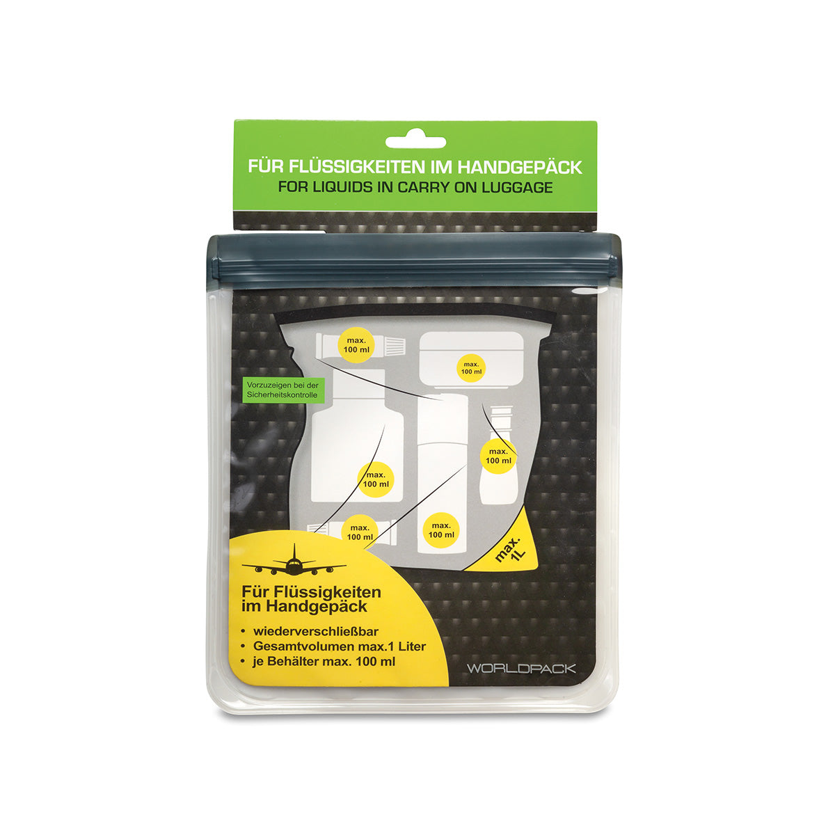 Worldpack skysčių maišelis – 1 litras